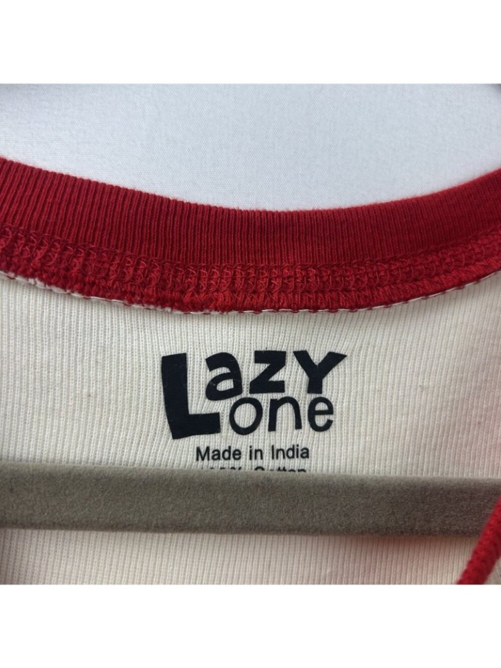 Lazy One Unisex Red White Trap Door Lobster Maine One Piece Pajamas Size Large - Picture 14 of 16